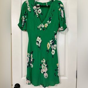 Free People Kelly green dress size 4